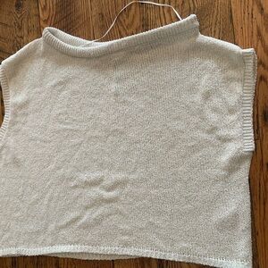 City Chic Off Shoulder Sweater Vest Womens 22/XLCream Vest